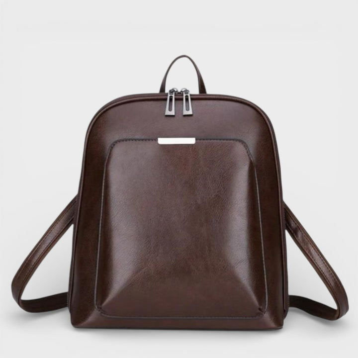 Saskia - Classic Backpack with Double Zipper