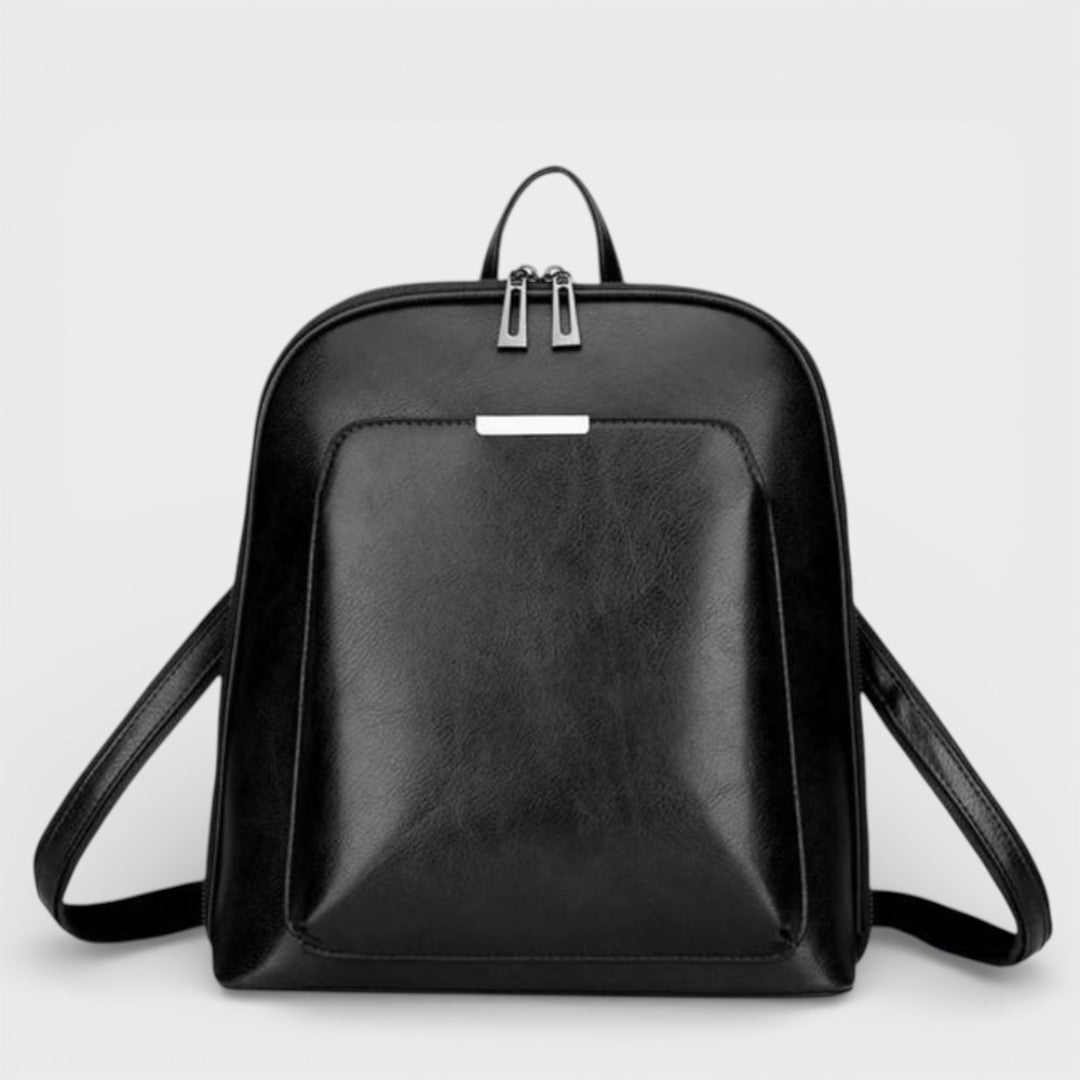 Saskia - Classic Backpack with Double Zipper