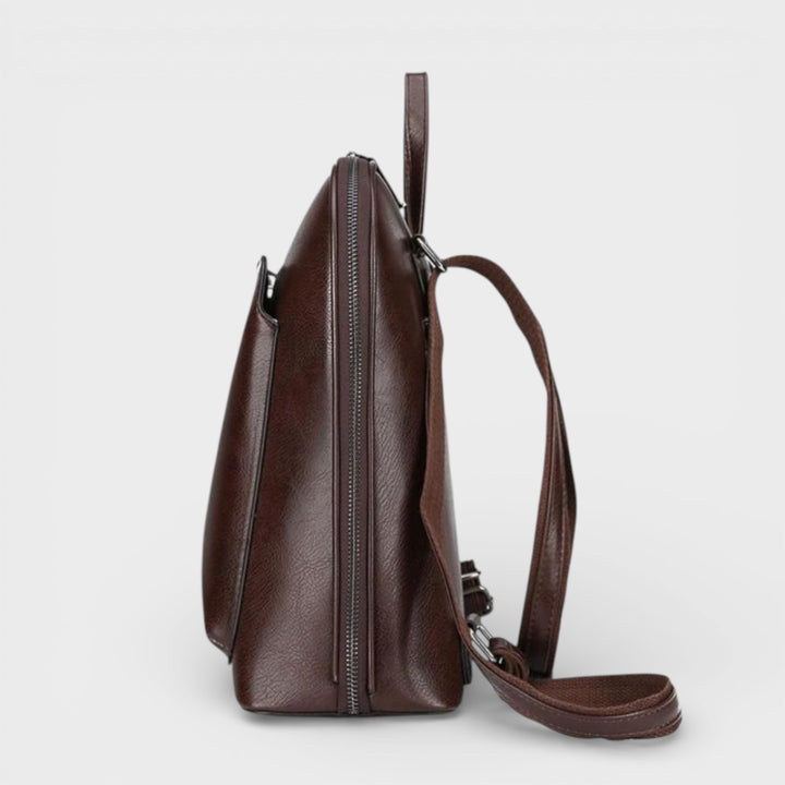 Saskia - Classic Backpack with Double Zipper