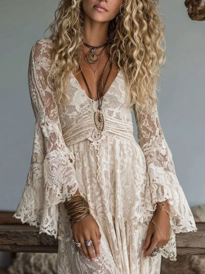 Marguerite Maxi Dress - bodice detail