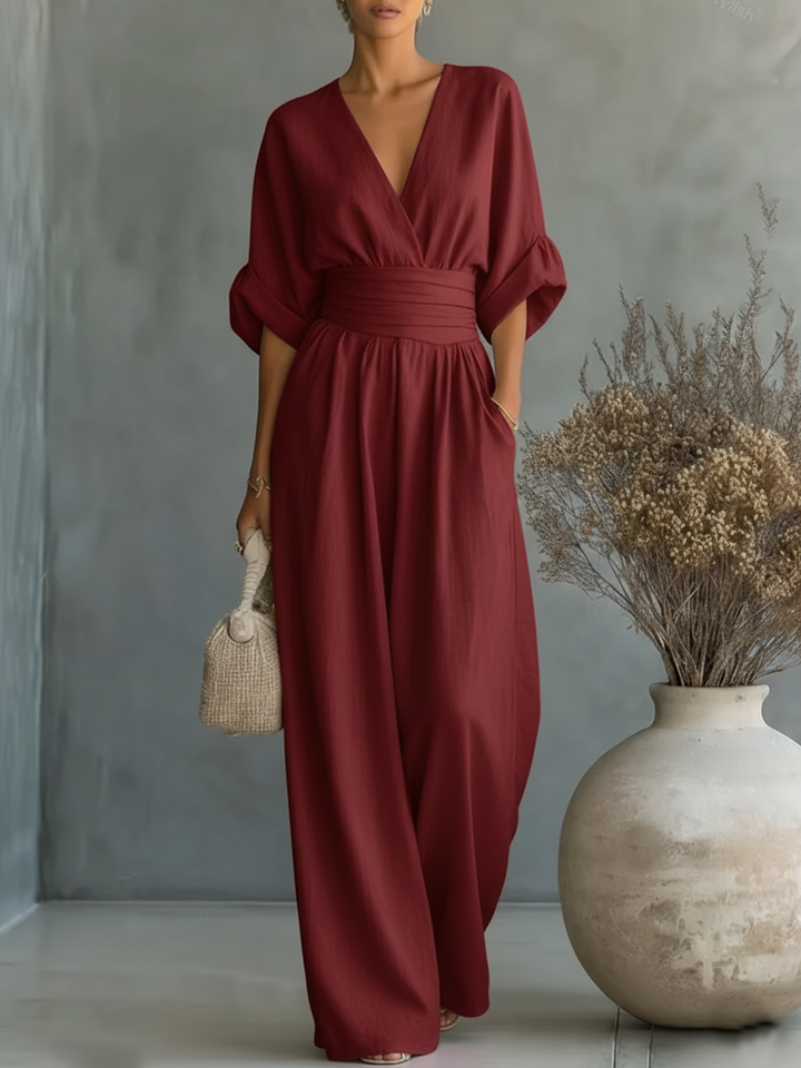 Noirelle | Elegant Flowing Jumpsuit