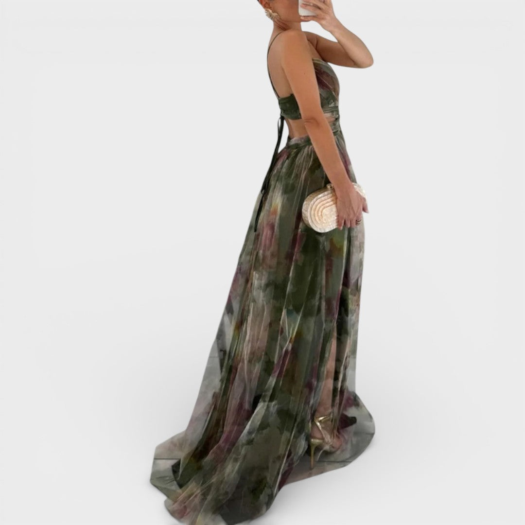Giselle - Enchanting maxi dress with floral print