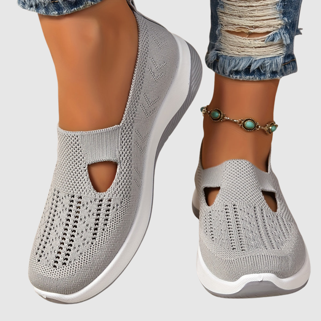 Amanda | Slip-On Knit Walking Sneakers