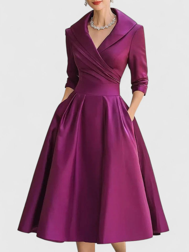 Bellamyra | Elegant Midi Dress