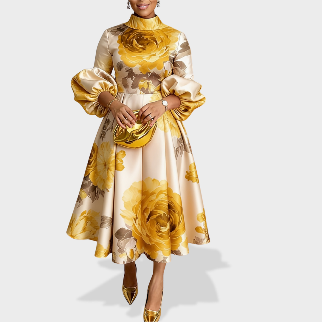 Brooklyn | Floral Puff Sleeve Dress