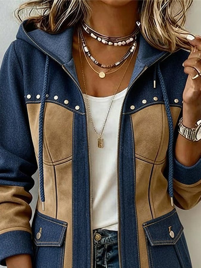 Maggie’s Casual Zip-up Hoodie Jacket