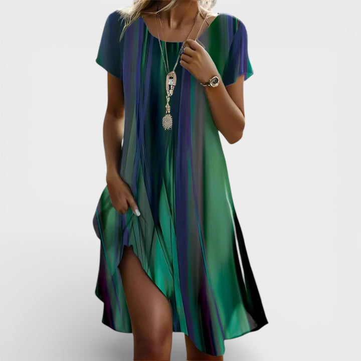 Genna | Casual Boho Gradient Dress