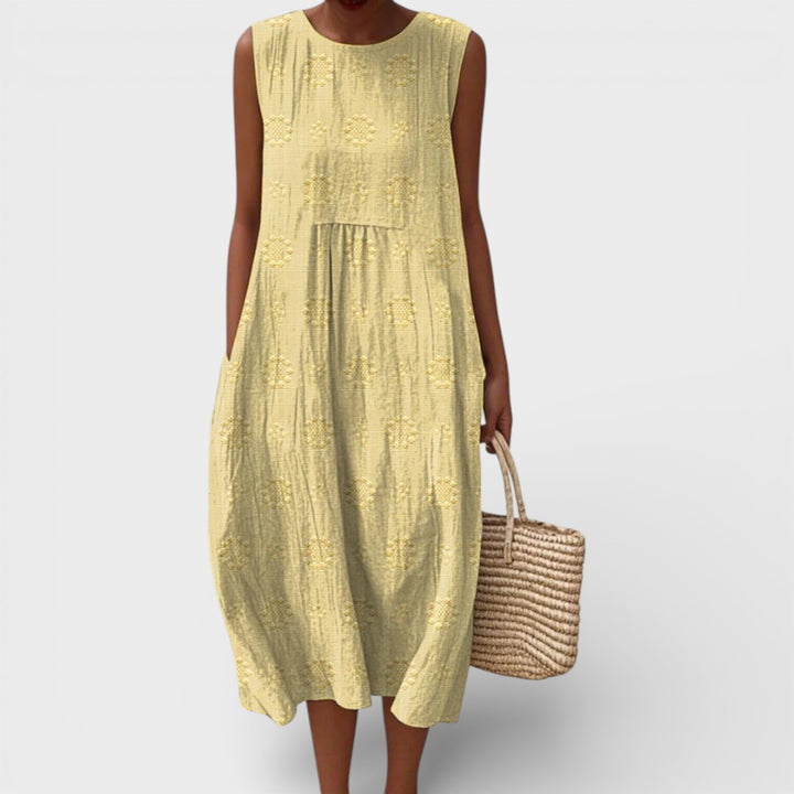 Julia | Sleeveless Midi Dress