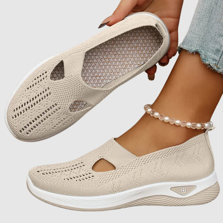 Amanda | Slip-On Knit Walking Sneakers