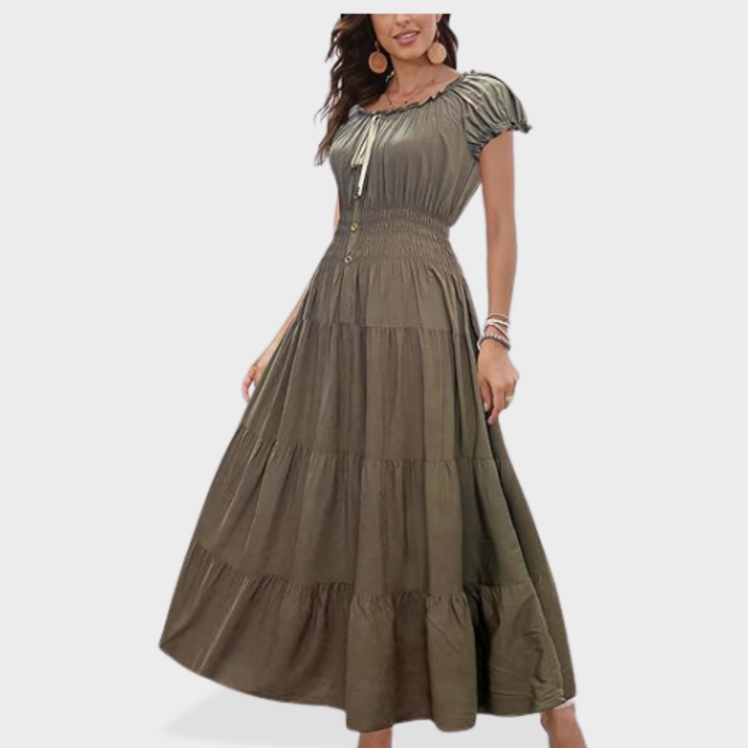 Scarlett | Boho Print Maxi Dress