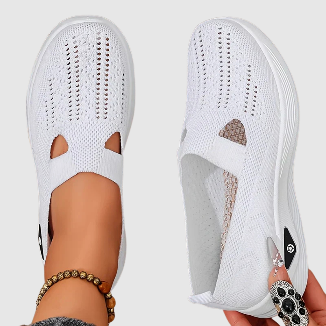 Amanda | Slip-On Knit Walking Sneakers