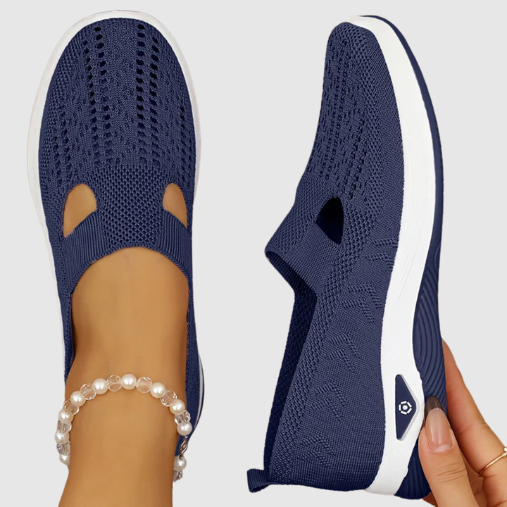 Amanda | Slip-On Knit Walking Sneakers