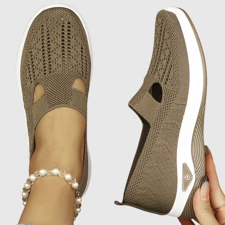 Amanda | Slip-On Knit Walking Sneakers