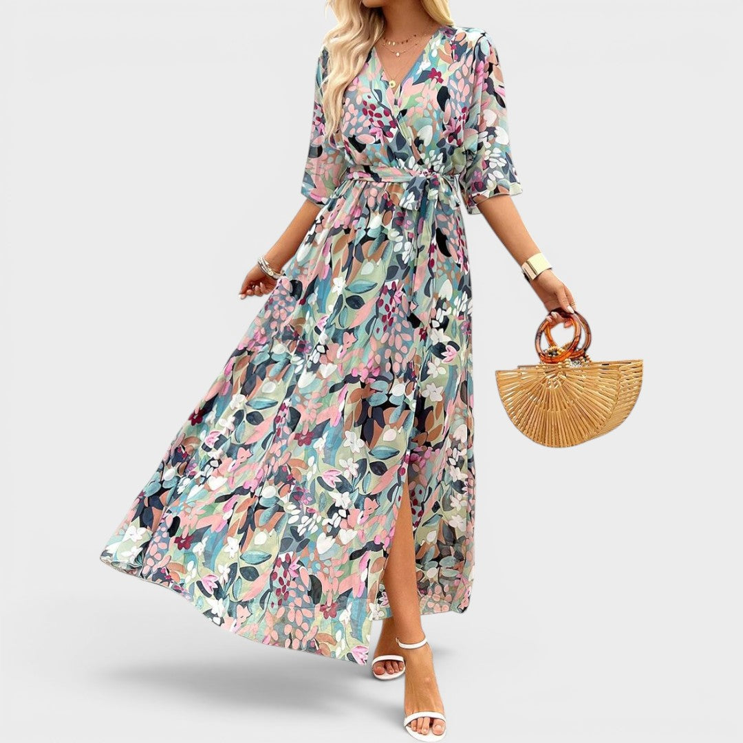 Elowen | Elegant Floral Maxi Dress