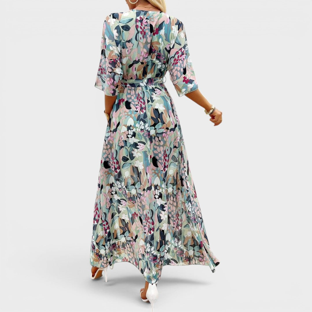 Elowen | Elegant Floral Maxi Dress