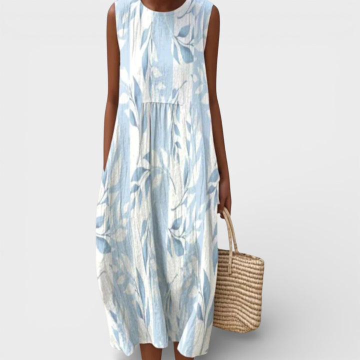 Joy | Leafy Midi Dress