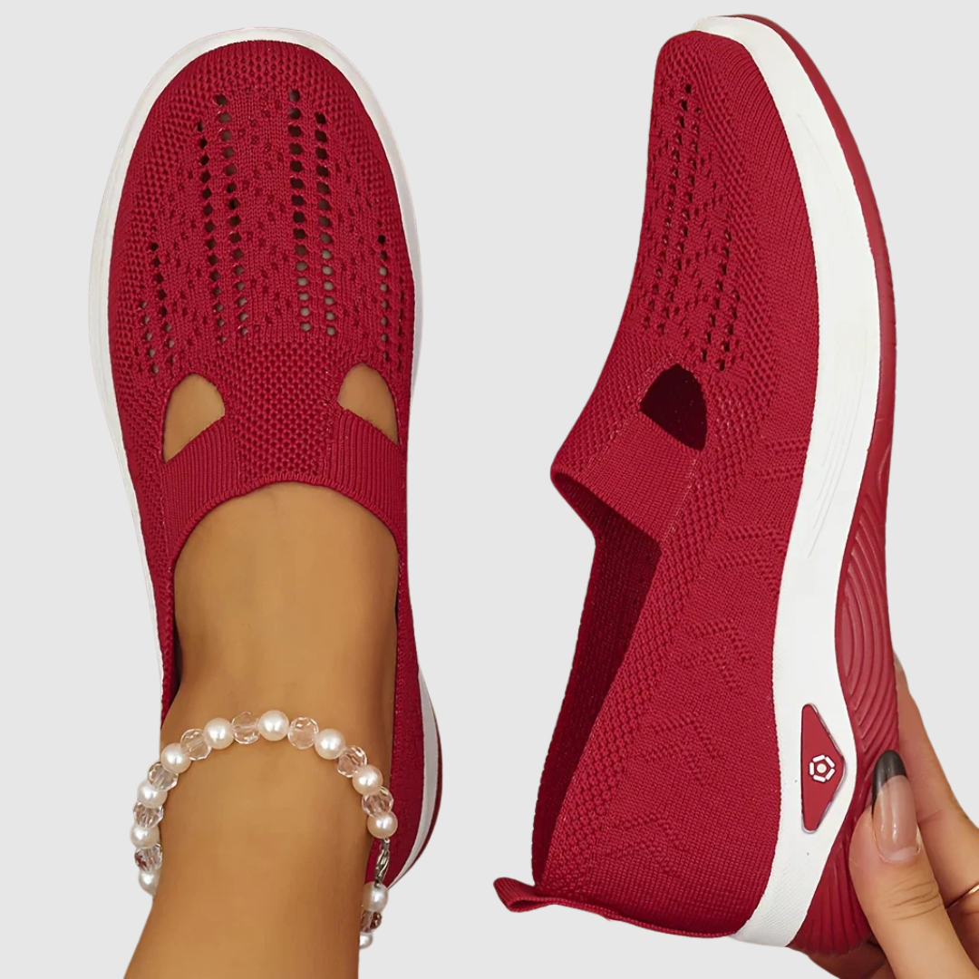 Amanda | Slip-On Knit Walking Sneakers
