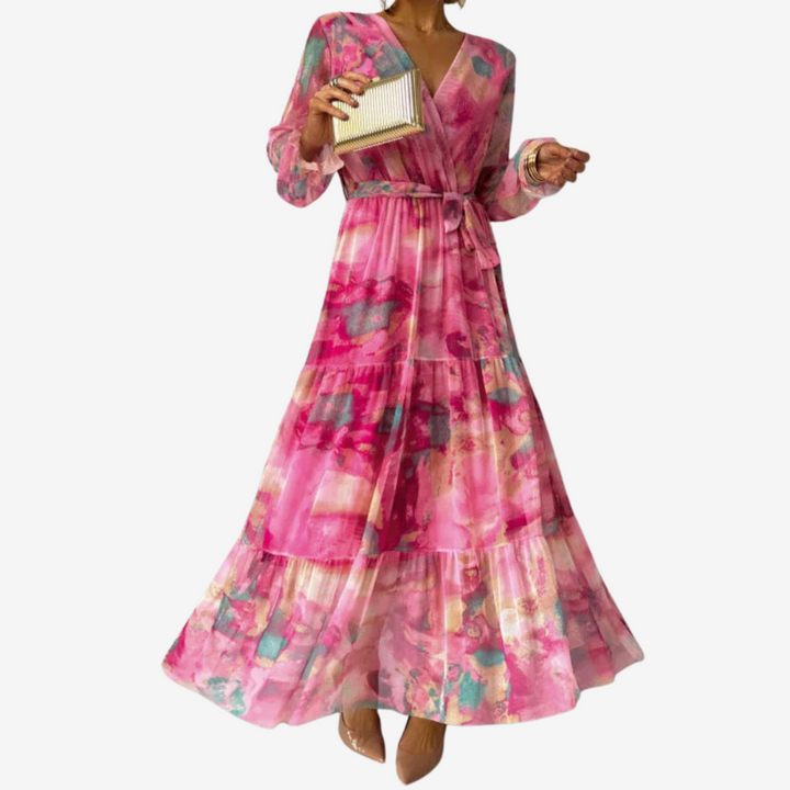 Sharrie | Elegant Pink Dress