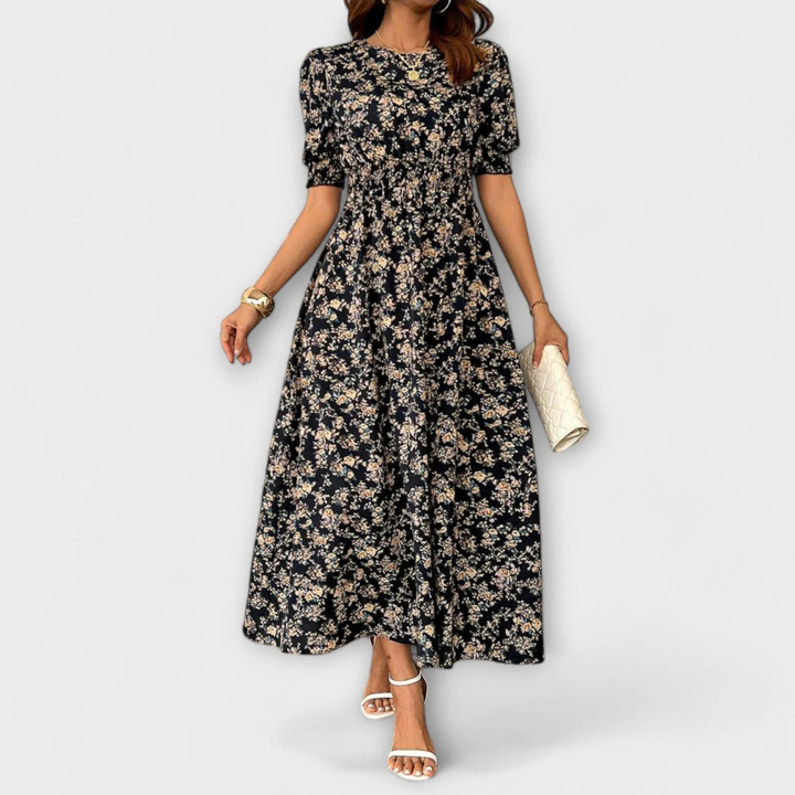 Melody | Floral Summer Midi Dress