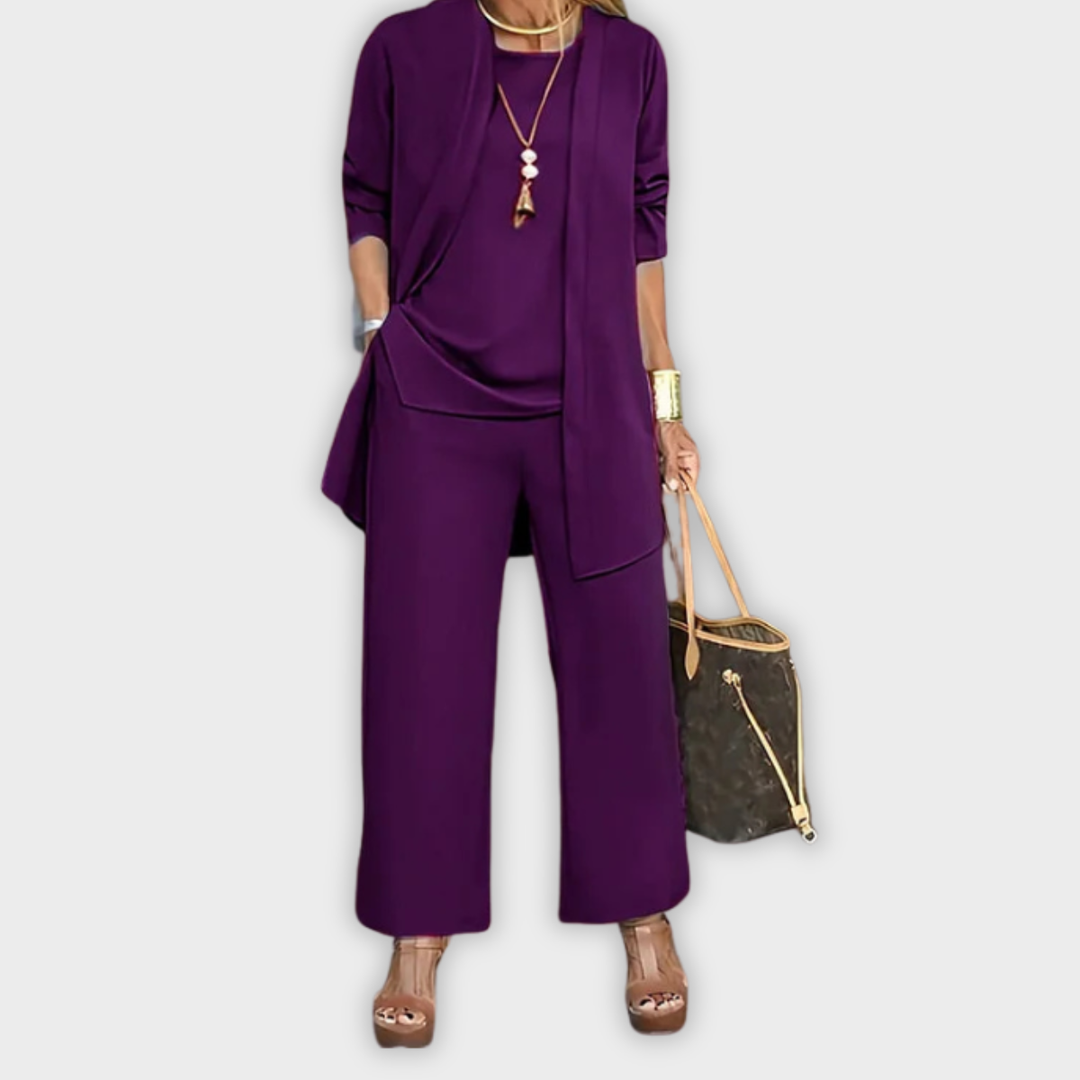 Penelope | Elegant Women’s 3-Piece Loose-Fit Set