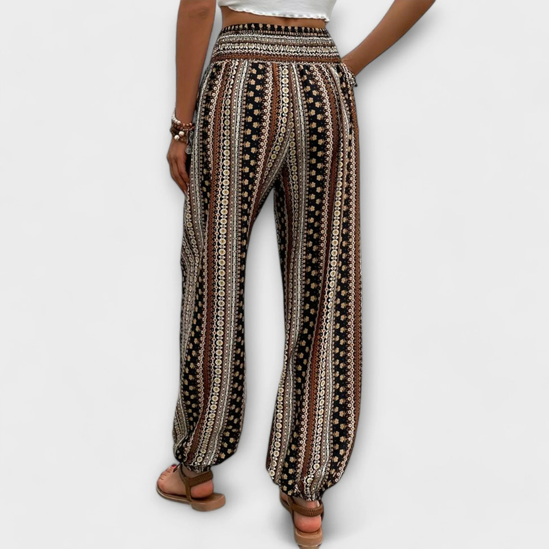 Nadine | Boho Print Summer Pants