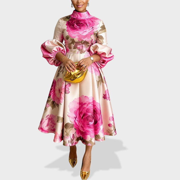 Brooklyn | Floral Puff Sleeve Dress