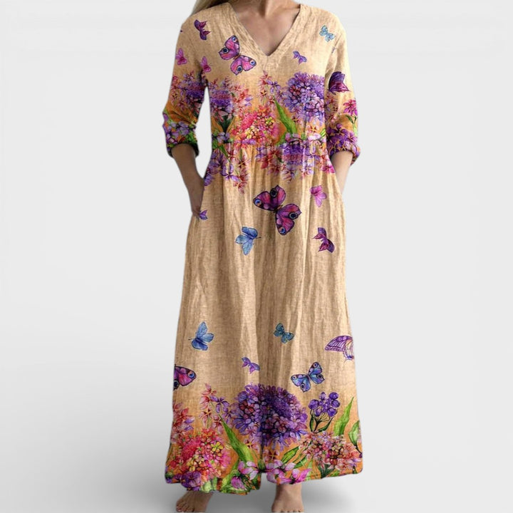 Lianne | V-neck Maxi Dress