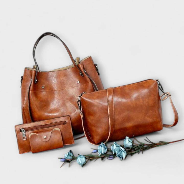 Aurora. - 4-Piece Vintage Bag Set