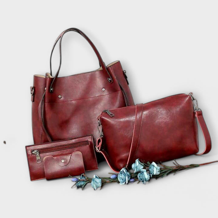 Aurora. - 4-Piece Vintage Bag Set