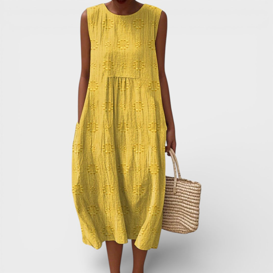 Julia | Sleeveless Midi Dress