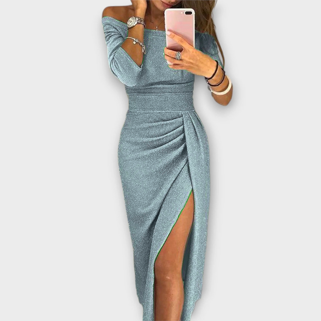 Aurora - Elegant Off-Shoulder Dress