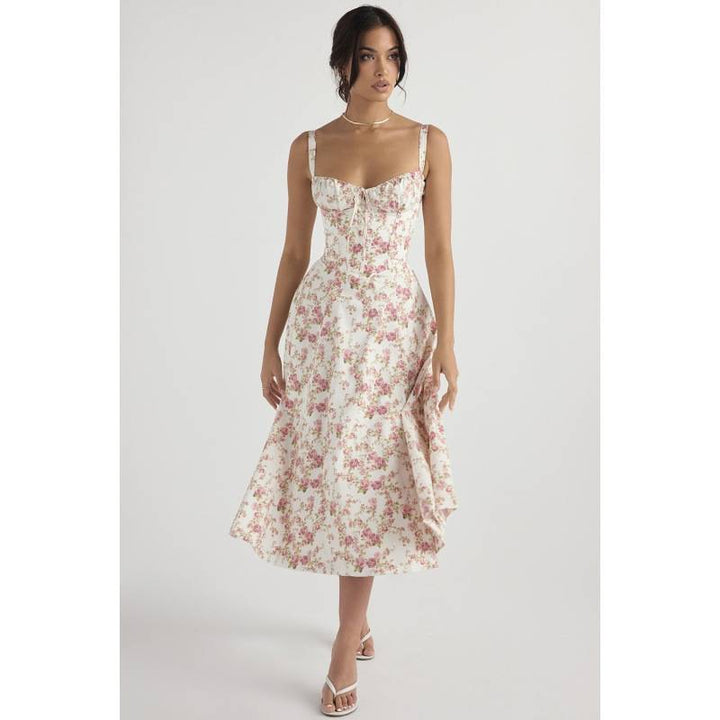 Kiana - Corset Midi Dress