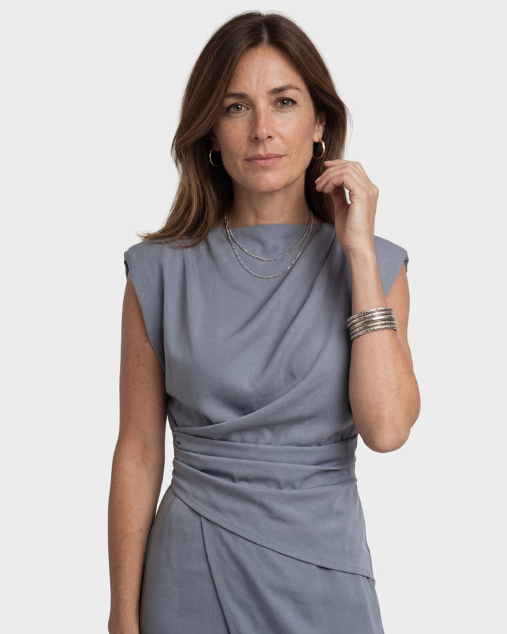 Clara | Elegant Draped Jumpsuit