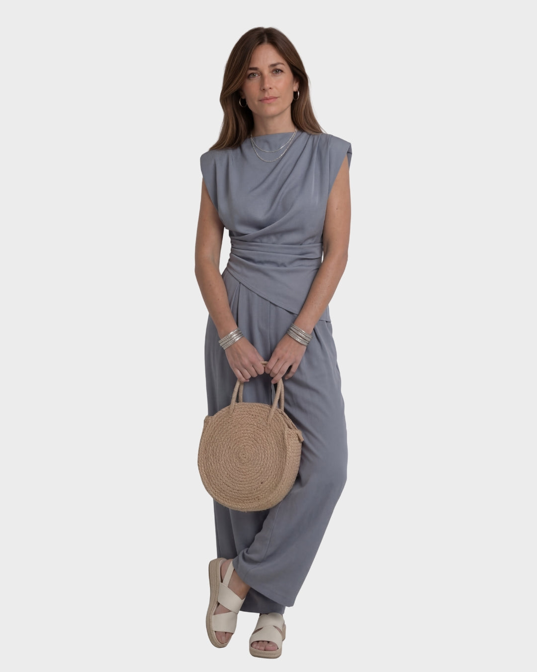 Clara | Elegant Draped Jumpsuit