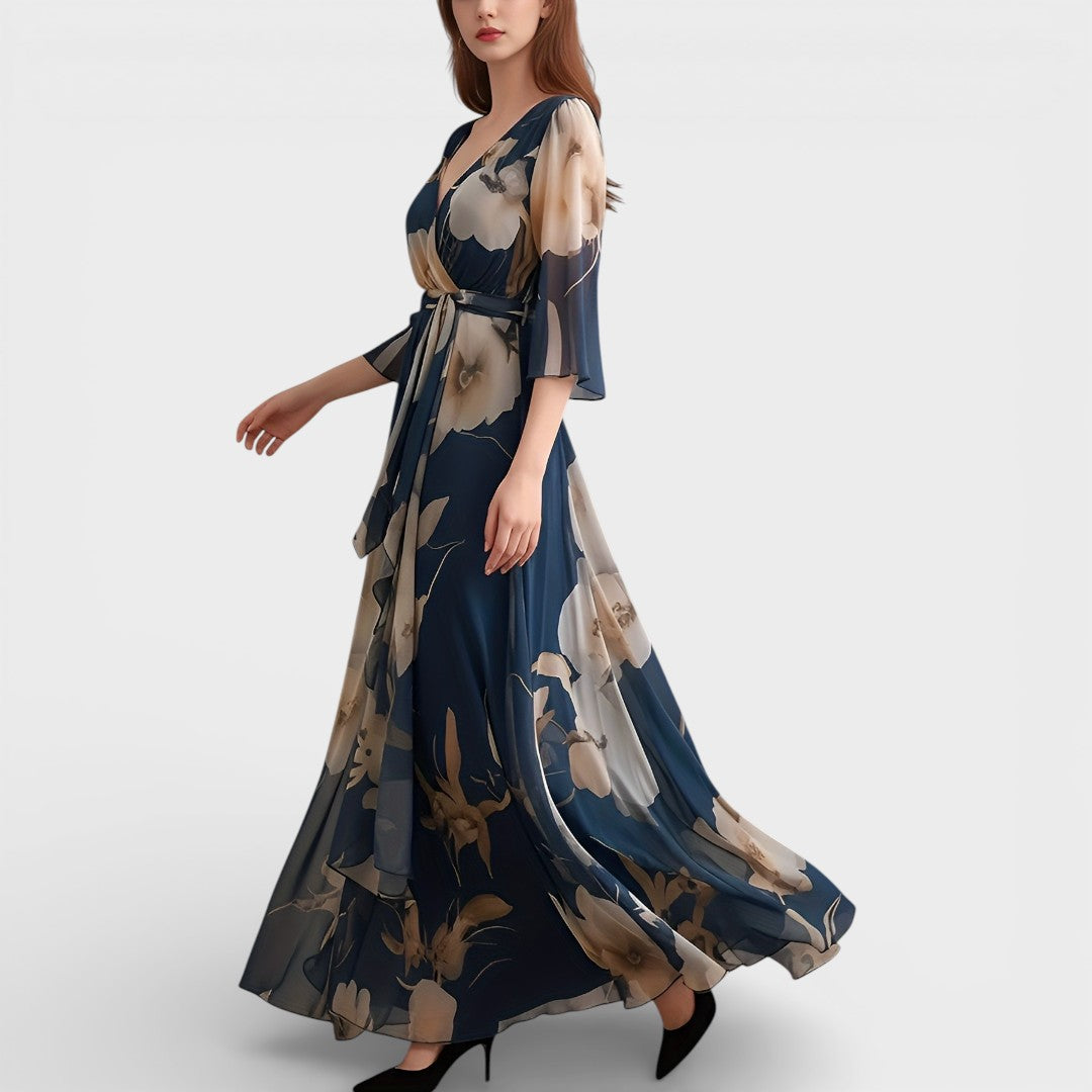 Genesis | Elegant Floral Maxi Dress