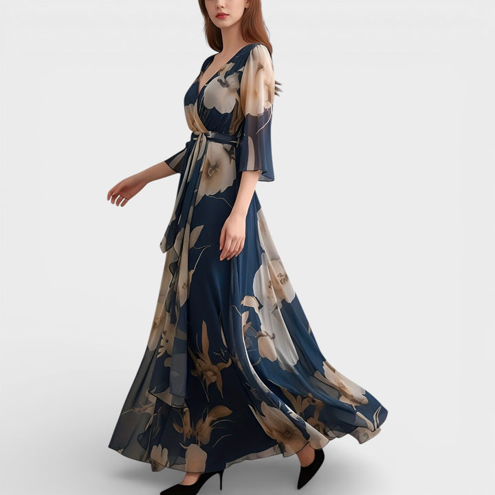 Genesis | Elegant Floral Maxi Dress