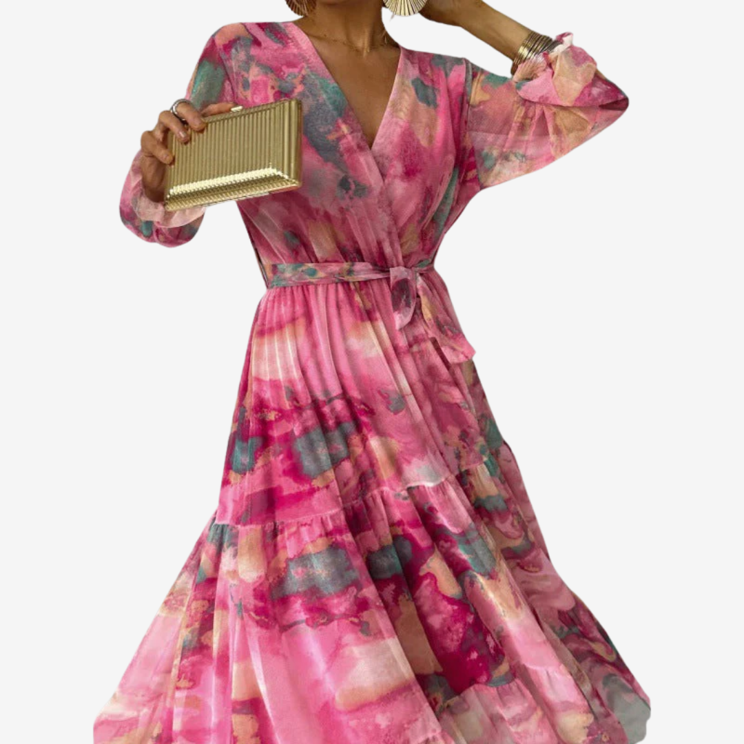 Sharrie | Elegant Pink Dress