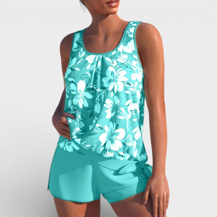 Megan  | Women Summer Tankini Two Piece Swimsuit