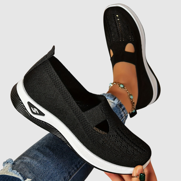 Amanda | Slip-On Knit Walking Sneakers