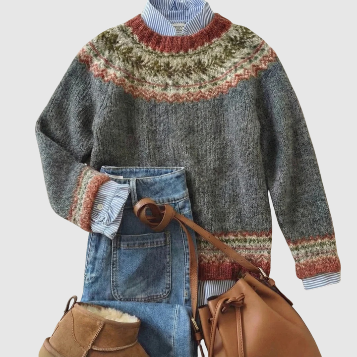 Eleanor | Heritage Nordic Knit Sweater