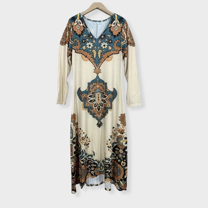 Riley | Boho Printed Maxi Dress