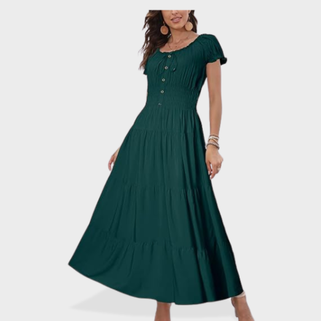 Scarlett | Boho Print Maxi Dress