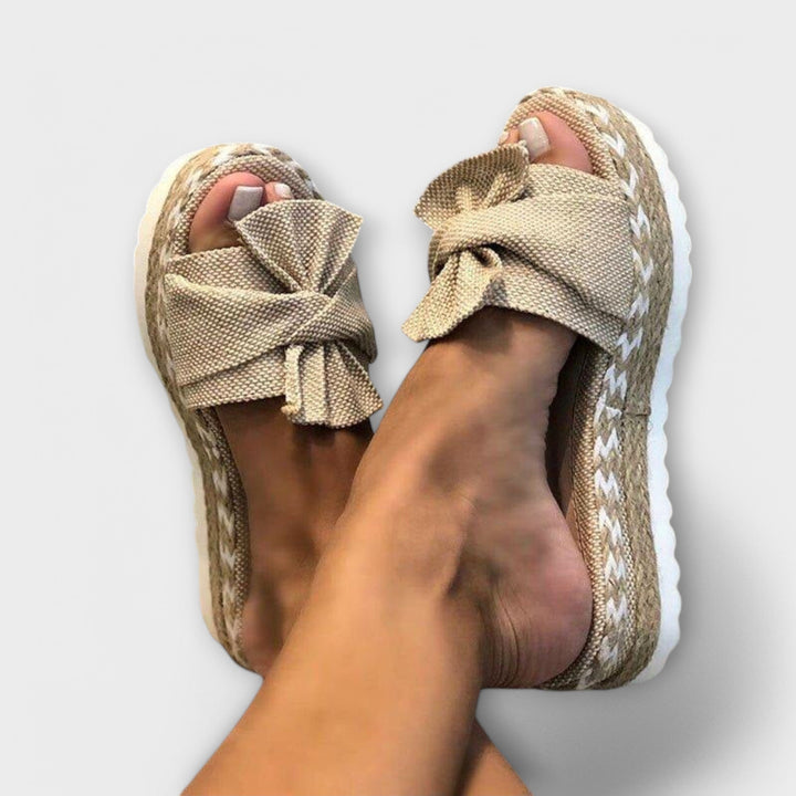 Solegenius - Stylish Sandals with Bow