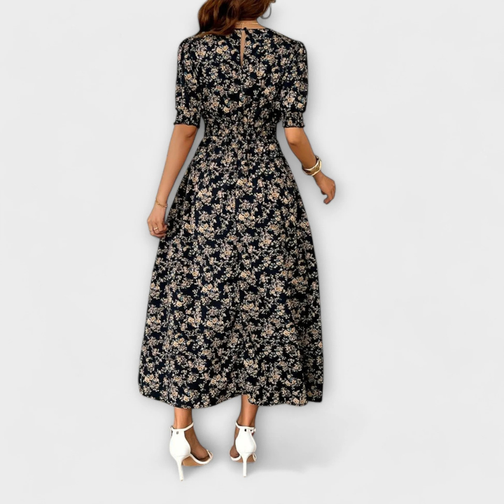 Melody | Floral Summer Midi Dress