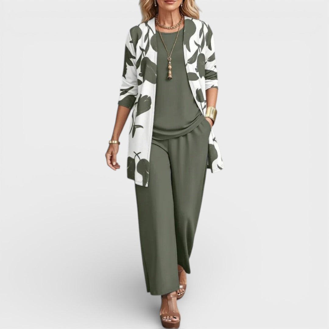 Freya | Chic 3-Piece Pant Set