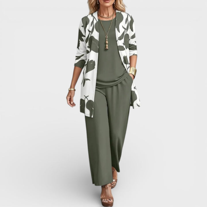Freya | Chic 3-Piece Pant Set