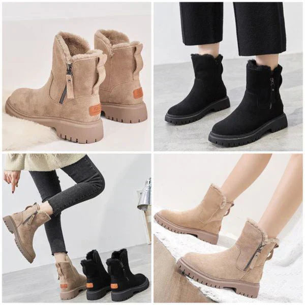 Wintera™ – Insulated Winter Boots with Side Zipper