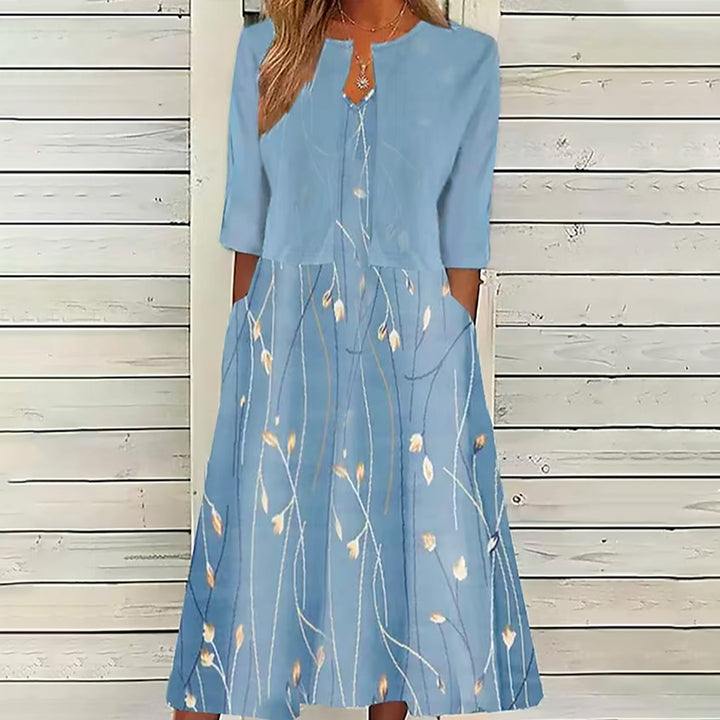 Ella |  Floral Dress Two-Piece Set