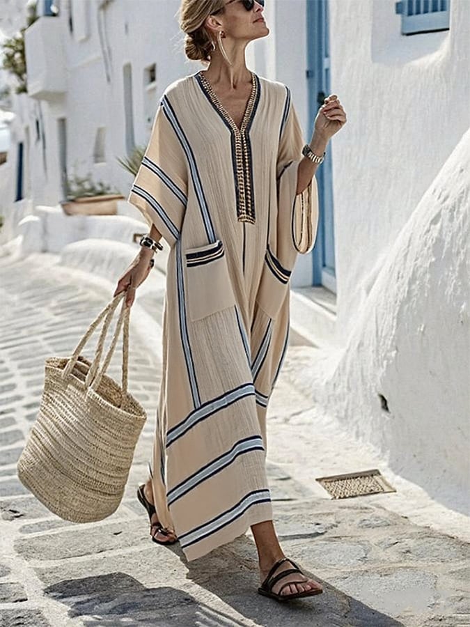 Julissa | Loose Striped Dress
