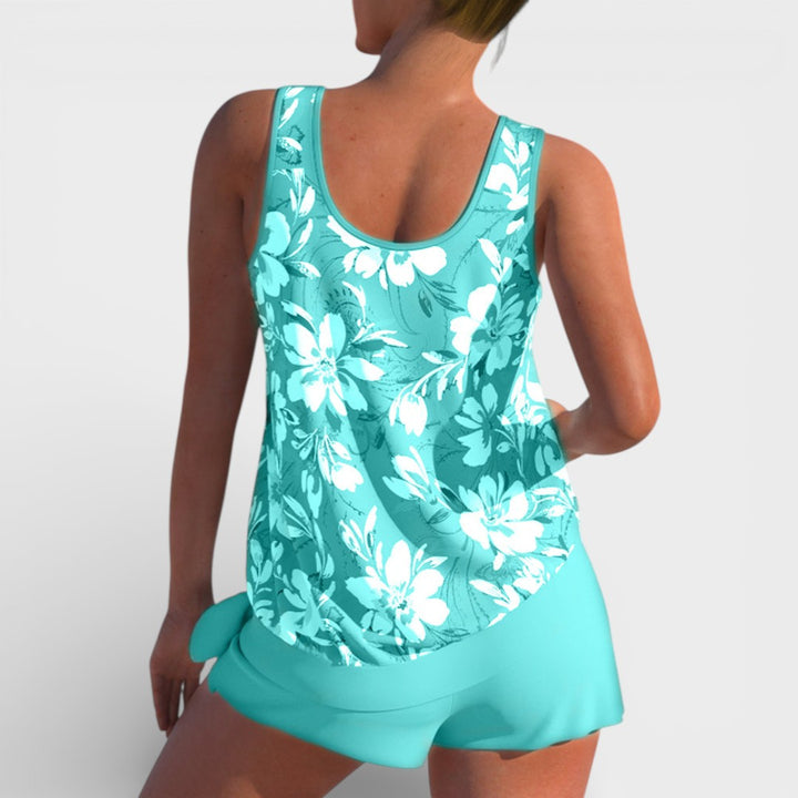 Megan  | Women Summer Tankini Two Piece Swimsuit